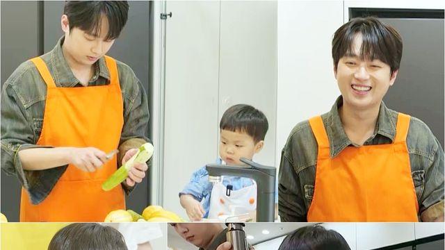 이찬원 음식 얼마나 맛있으면…김준호子 정우 