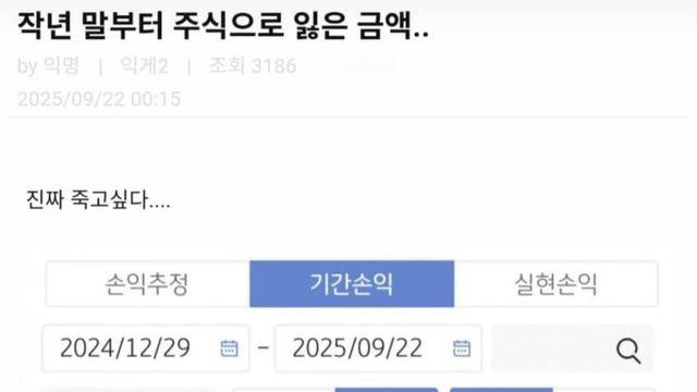 주식으로 3.8억 잃은 서강대생