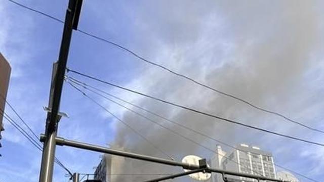 서울센터빌딩 화재 초진…3명 응급조치·10여명 옥상서 구조 기다려
