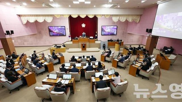 안양시의회, 제306회 임시회 개회...총 25건 안건 심의·의결