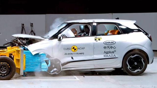 中 동풍 전기차, 유로 NCAP 충돌테스트서 망신창이 돼