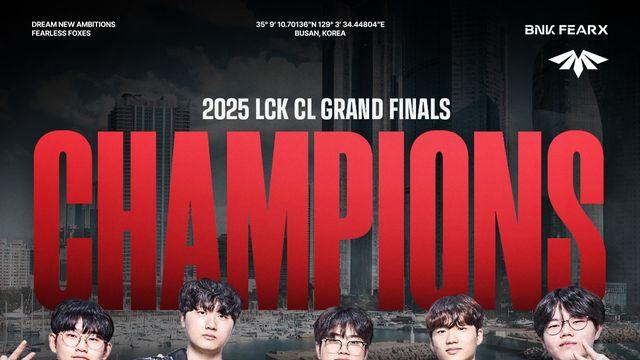 BNK FEARX, 부산 e스포츠의 우승 신화