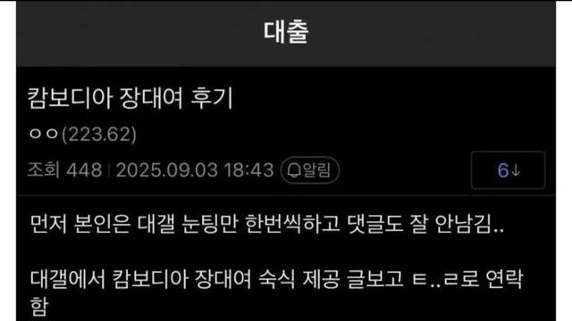 생생한 캄보디아 탈출후기(펌)