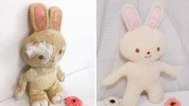 아빠가 고쳐준 인형.