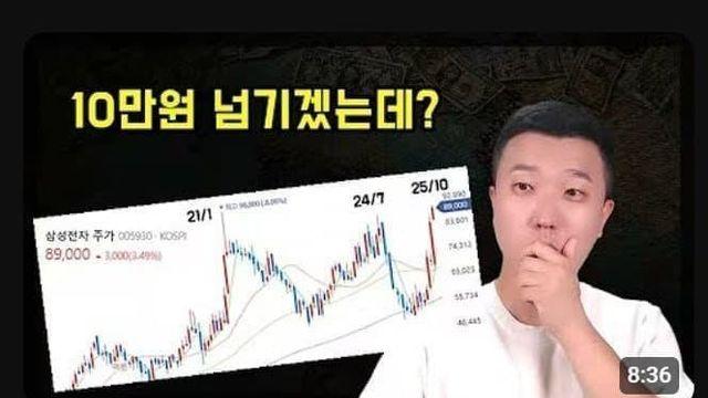 삼성전자 10만 달성을 가로막는 벽 등장 
