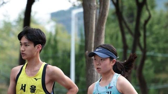 권서린, 전국체전 육상 여자 10㎞ 경보 고등부 한국新