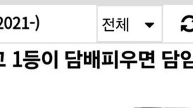 공부 잘 하는 담당 학생이 흡연해도 단속해야 하나요?