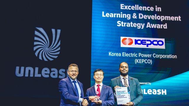 한전, 유럽 HRD 최고권위 Unleash Award 수상