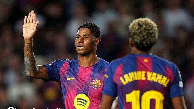 [UCL REVIEW] '맨유만 떠나면 왜 이래'...래시포드 멀티골 폭발! 페르민 해트트릭 더해 바르셀로나, 올림피아코스 6-1 대파