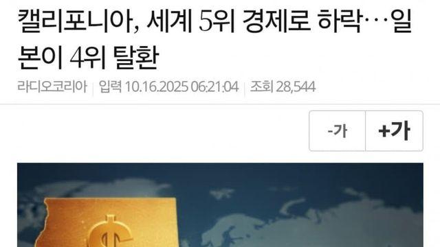 캘리포니아 근황