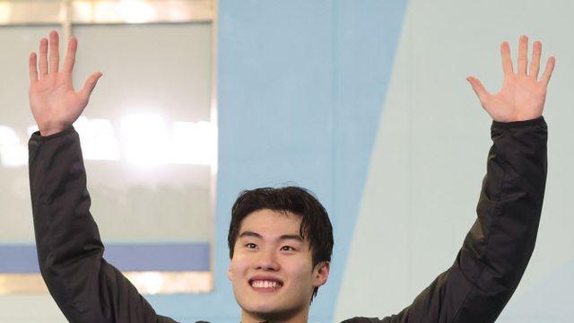 ‘한국 新 3개+금메달 4개’ 수영 황선우, 전국체전 MVP