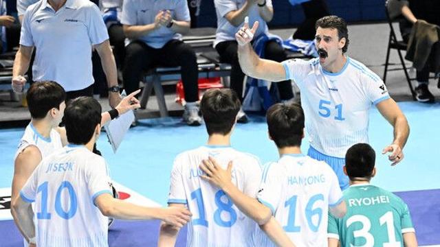 '정지석 23점' 남자배구 대한항공, 홈 개막전서 한전 3-1 제압