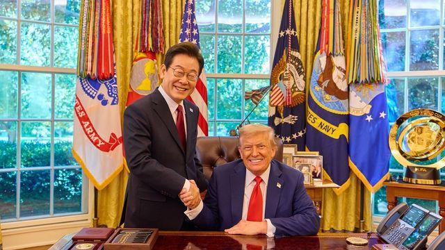 “트럼프 대통령과 김정은 위원장, 북미 회담 성사될까?” 질문에 이재명 대통령이 한 말