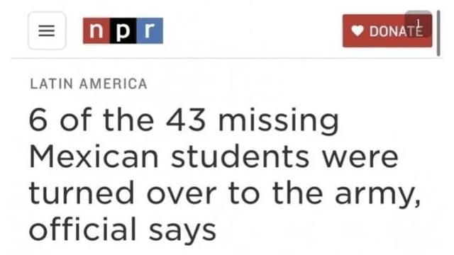 역겨운 멕시코 대학생 집단 실종의 진실