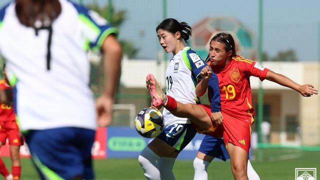 韓 축구, U-17 여자 월드컵서 스페인에 0-5 완패…16강 진출 가능성↓