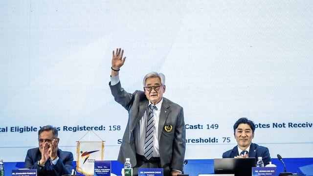 21년간 세계태권도연맹 이끈 조정원 총재, 마지막 연임 성공