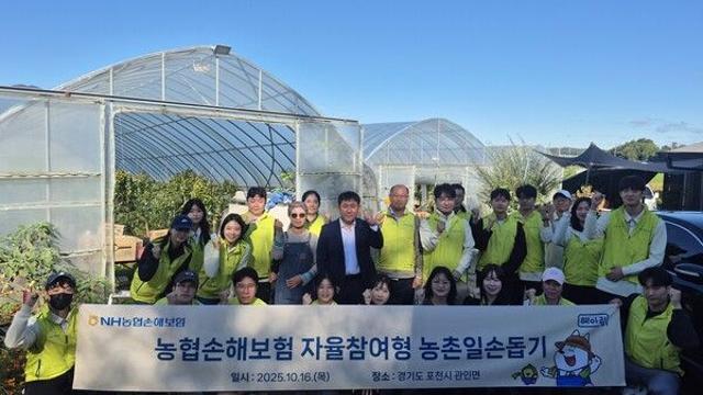농협손해보험, '자율참여형 일손돕기'로 농촌에 활력