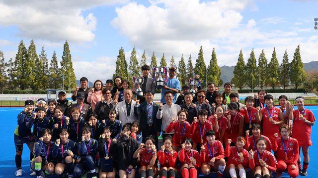 [전국체전] 아산시청, 여자 하키 일반부서 7년 만에 금메달