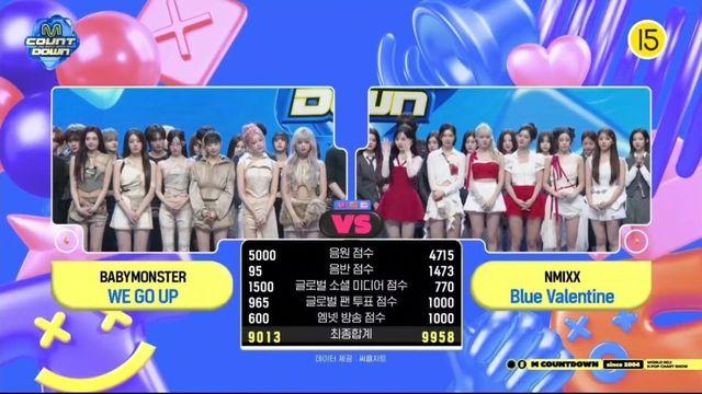 오늘 엠카운트다운 1위 먹은 걸그룹