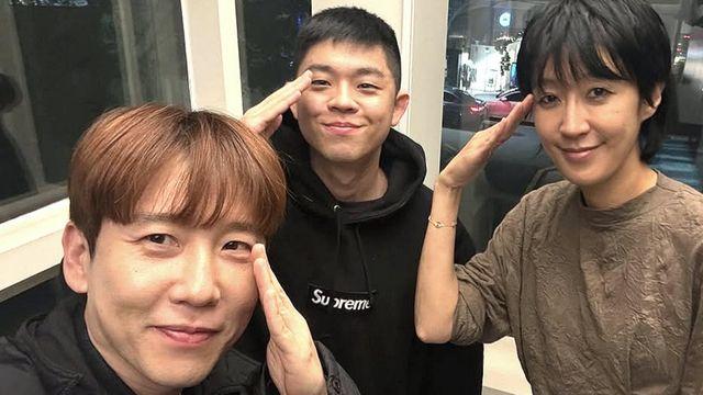 父 김구라 삐질 듯…’해병대 병장’ 그리, 휴가에 홍진경·남창희와 경례 [RE:스타]