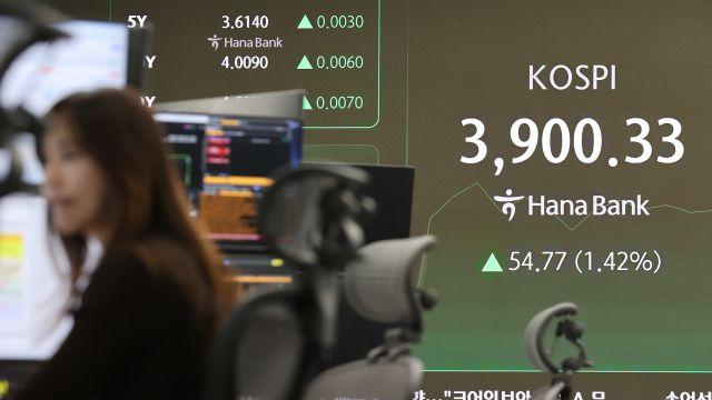 코스피 또 사상 최고치…3,900선 재돌파