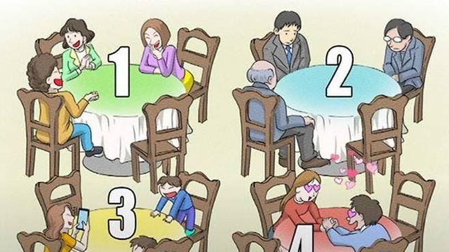 제일 앉기 싫은 테이블