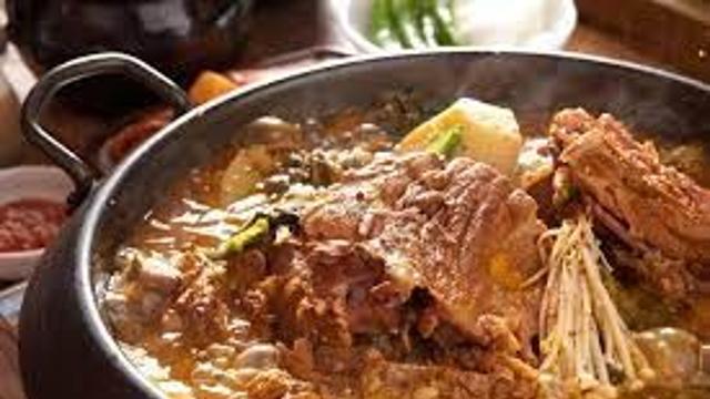 아내가 만든 감자탕 비법.