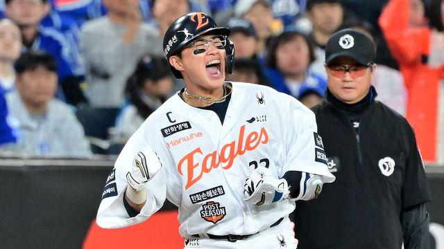 '한화, 19년 만에 KS 확정!'→잠실행 티켓 따냈다…삼성 11-2 대파 [PO5:스코어]