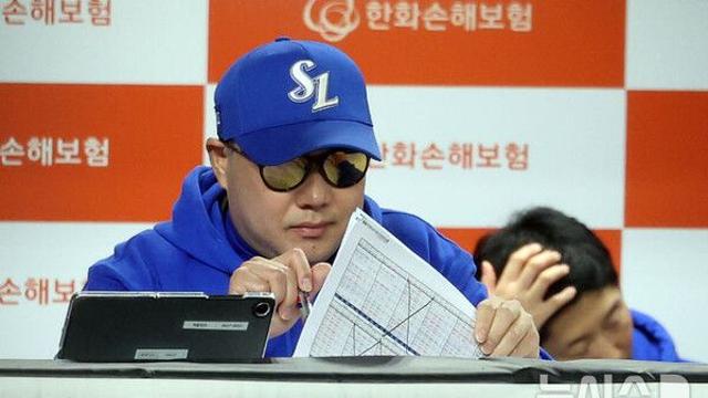 'KS 좌절' 삼성 박진만 감독 