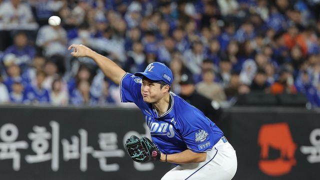 삼성 가을야구 마운드 '영웅' 최원태, PO 5차전은 3⅓이닝 5실점