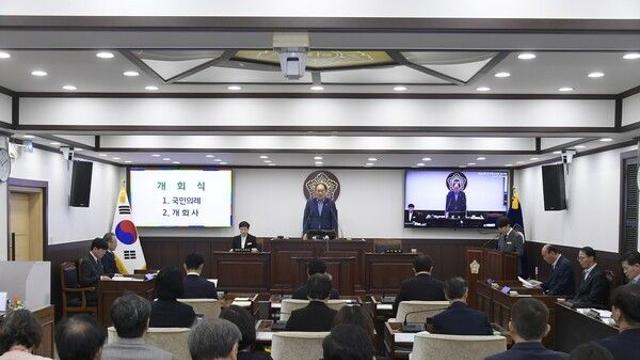 동두천시의회, 제341회 임시회 개회… 12건의 안건 심의 및 시정질문 진행