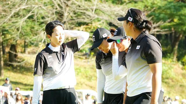 한국 여자골프, 일본에 져 인터내셔널 크라운 4강 진출 실패