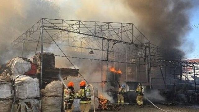 인천 오류동 목재공장서 불…1시간20분 만에 완진
