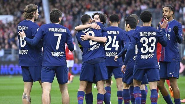 [리그앙 REVIEW] '휴' 이강인 십년감수! 핸드볼 PK 허용→상대 실축...PSG, 브레스트에 3-0 승리