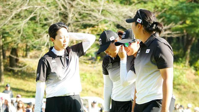 조별리그 탈락에 눈물 쏟은 고진영·최혜진…김효주 