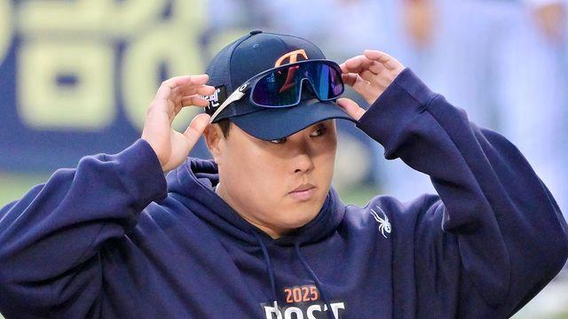 '삼성에 제대로 힘 뺐네' 한화 KS 마운드 '7사사구 남발' 충격 붕괴→