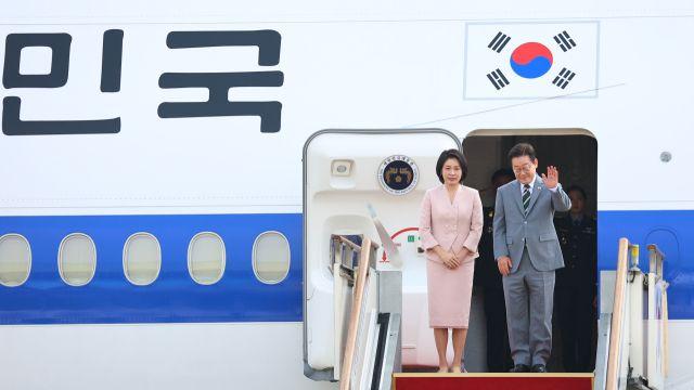 李대통령, 아세안 참석차 출국…캄 총리 만나 스캠 범죄 공조 협의