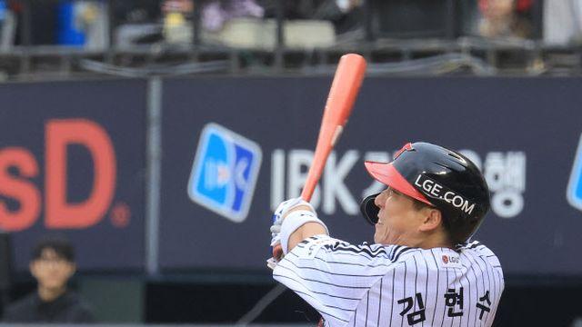 'LG의 기둥' 김현수, KBO 포스트시즌 최다 출루 신기록