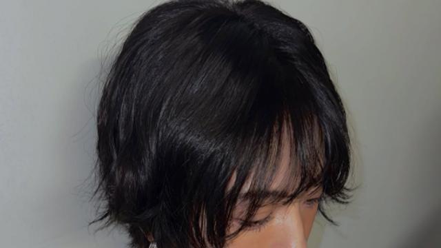 나나, 카키 재킷+숏컷 조합…시크한 가을 스타일 완성 [IS하이컷]