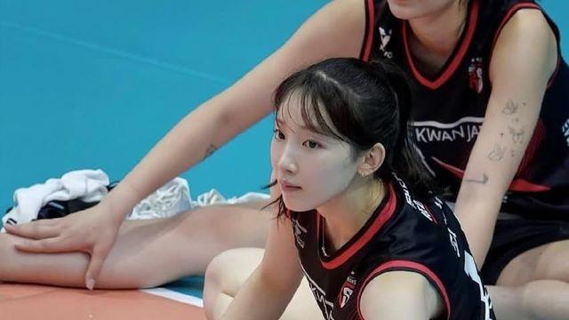 여자배구 정관장 최서현 미모 클라스