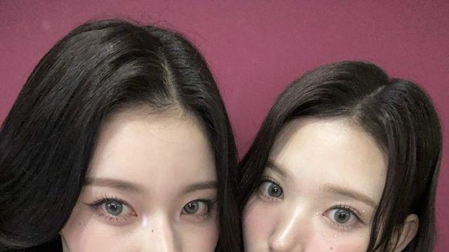 엔믹스 장규진 & 하츠투하트 최지우 투샷