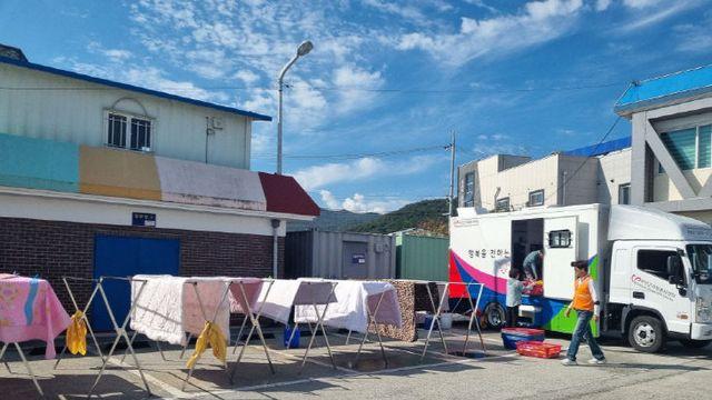 부안 상서면, 이동세탁차량 ‘뽀송이’ 운영