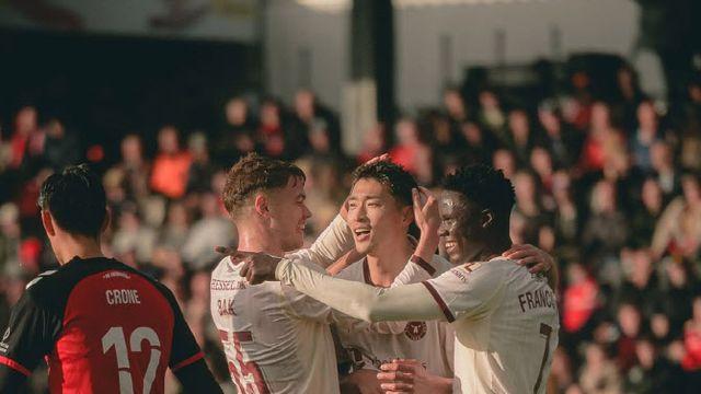 '완전한 부활',,,덴마크 프로축구 조규성, 복귀 후 첫 풀타임에 4호골