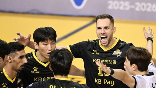 '비예나 30점' KB손해보험, 대한항공 3-1로 격파…현대건설도 연승