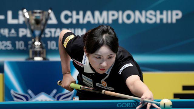 ‘누적 상금 1억 9617만원’ 김민아, LPBA 결승 역대 두 번째 4-0 승리…김상아 꺾고 우승