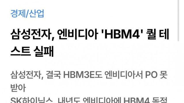 삼성전자 메모리칩 허위기사 근황의 근황