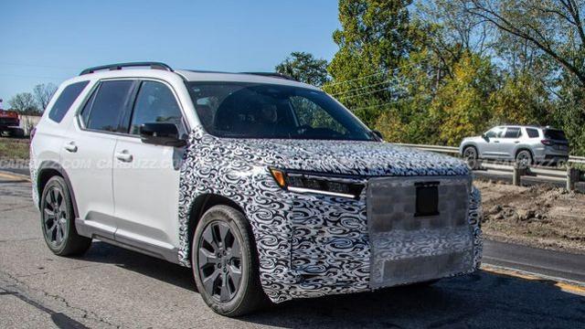 하이브리드 탑재됐나? 혼다 파일럿 페이스리프트, 숨겨진 디테일 살펴보니