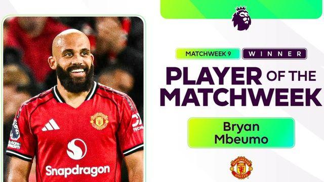 [오피셜] “이번 시즌 맨유 최고의 영입” 극찬받은 공격수, 프리미어리그 이주의 선수 등극