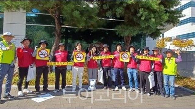 파주보건소, 관내 기업체와 함께한 금연거리 정비