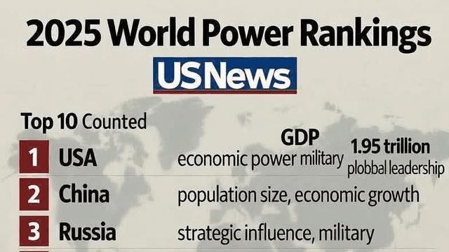 방금 뜬 2025년 국력 순위